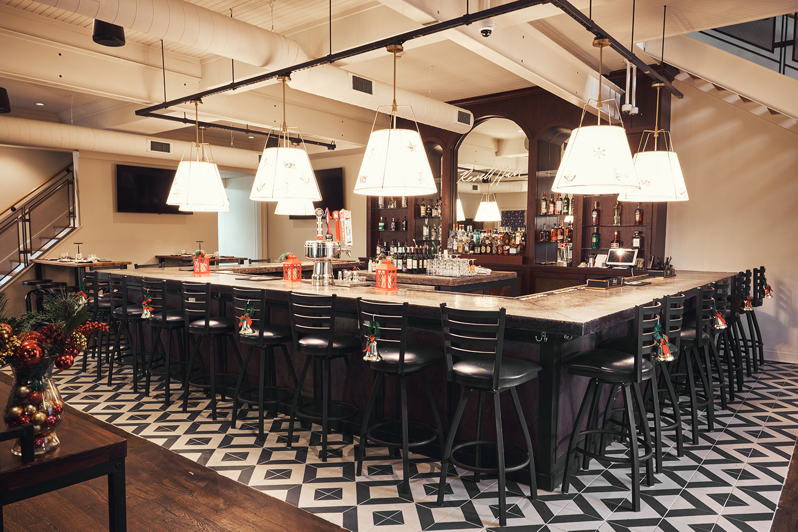 The Bar at Revell Hall, Photo by Madonna+Child